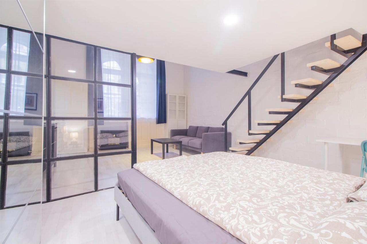Industrial Double Loft Apartment Budapest Esterno foto